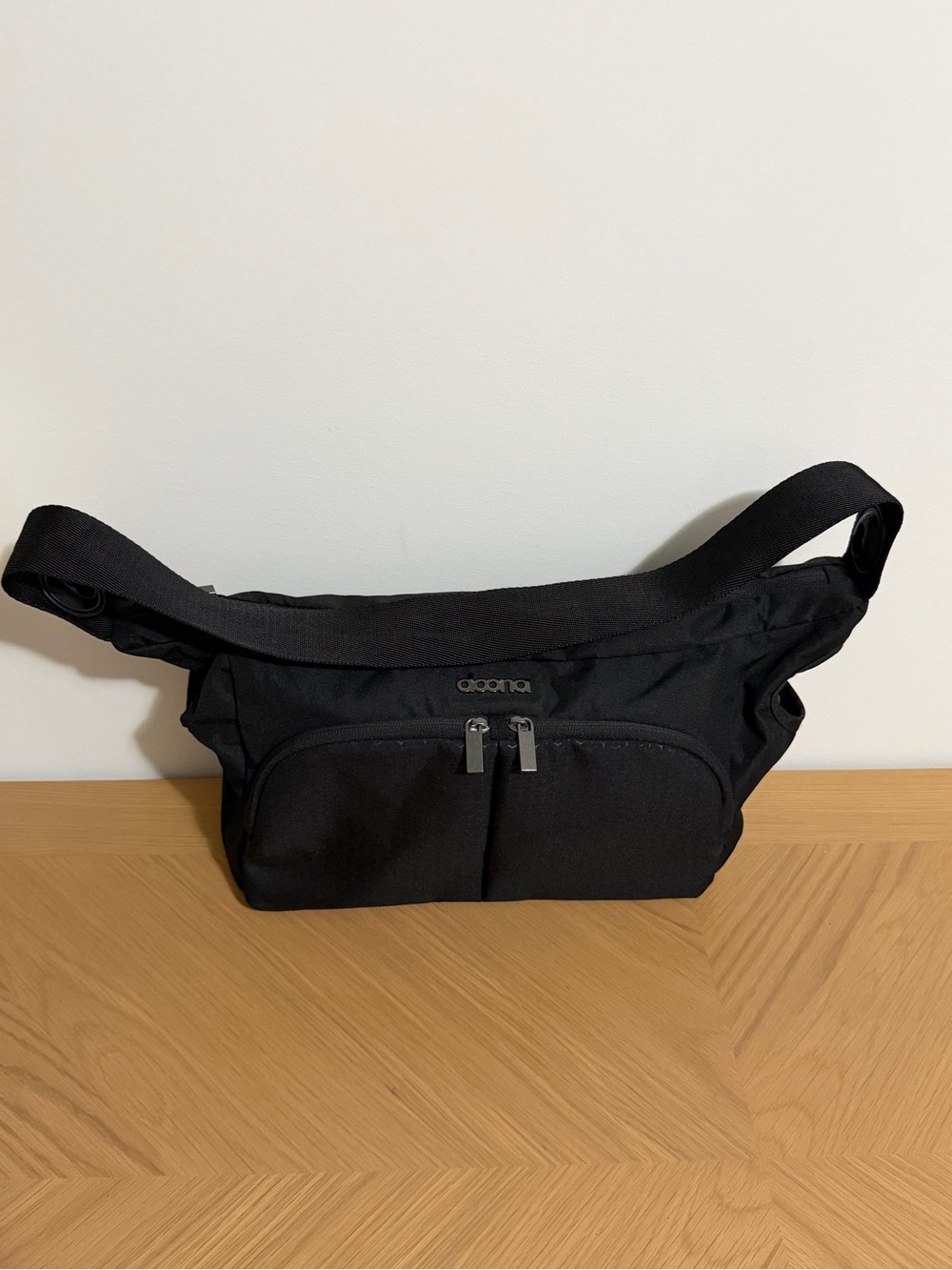 Doona Black Essentials Bag Stroller Organizer Diaper Bag Travel Baby Gear